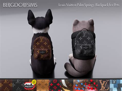 lv backpack for dog